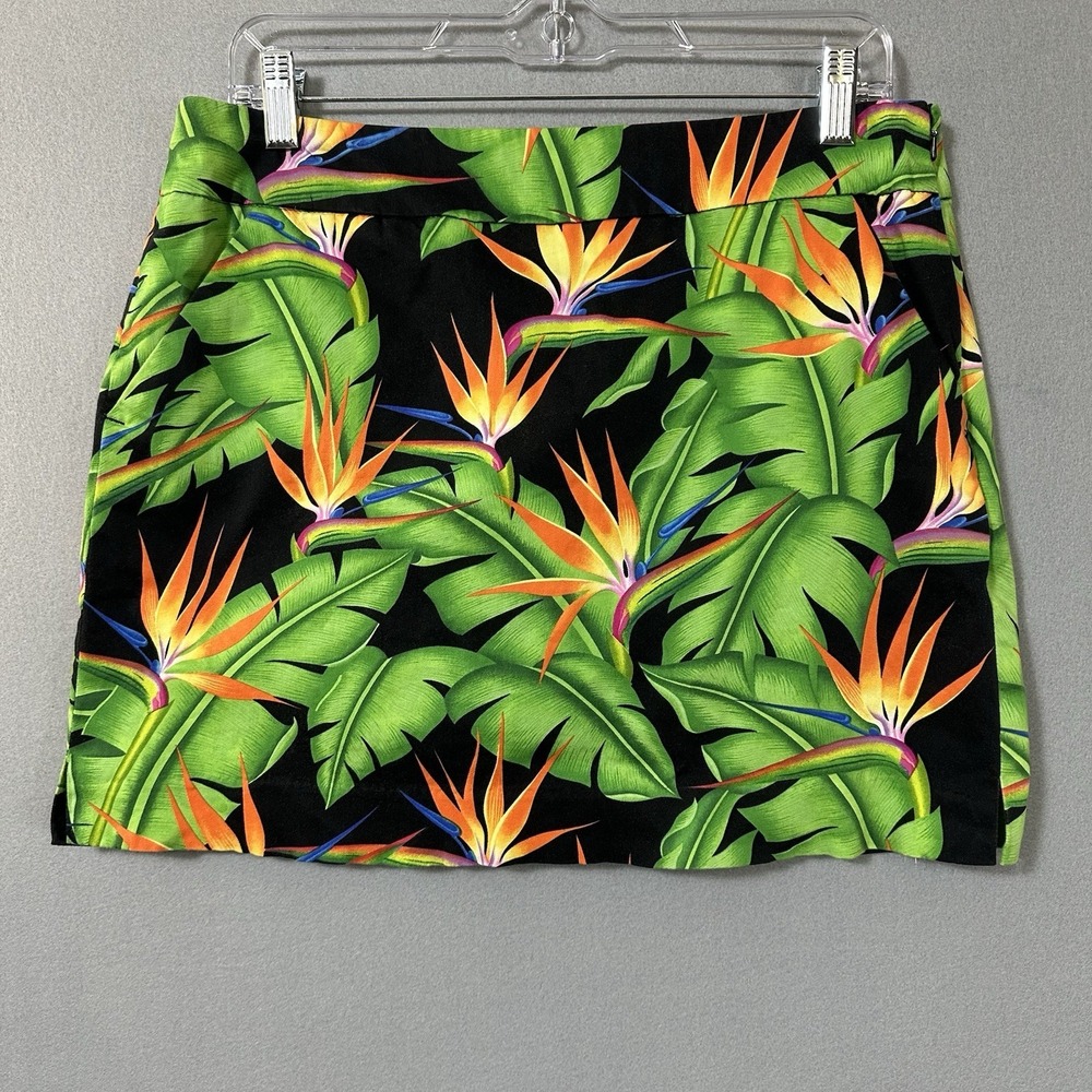 Loudmouth Golf Skort Skirt Women's 8 Tropical Vibrant Vacation Resort Stretch
